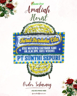Papan Bunga Duka di Trirenggo