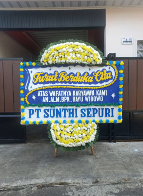 Papan Bunga Duka di Trirenggo