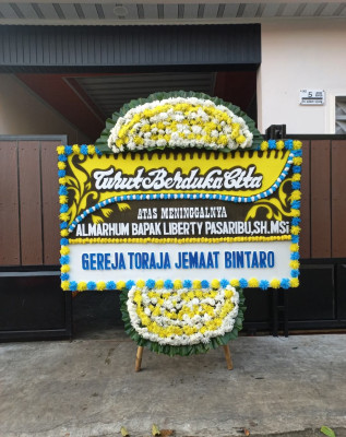 Papan Bunga Duka di Trirenggo